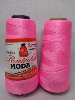 LINHA RAINHA MODA ROSA FLUOR