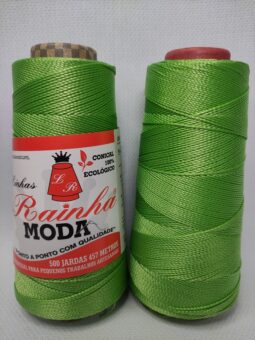 LINHA RAINHA MODA VERDE PISTACHE